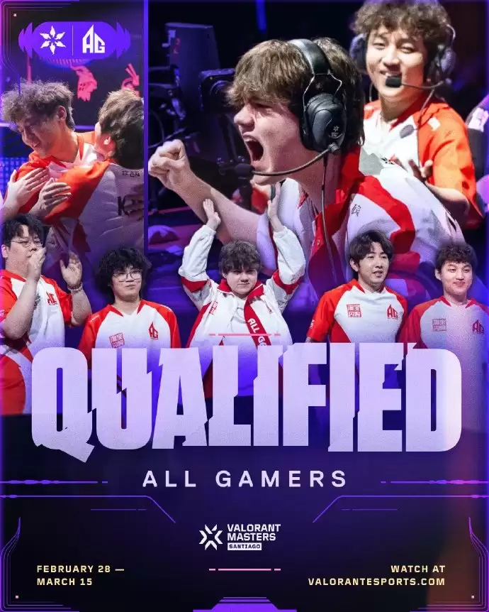 AG以CN赛区一号种子身份晋级圣地亚哥大师赛! AG以CN赛区一号种子身份晋级圣地亚哥大师赛!