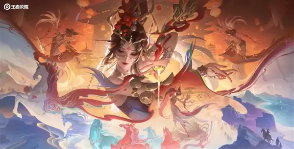 绝美盛唐风 貂蝉马年限定皮肤官宣:大招重现万里山河图