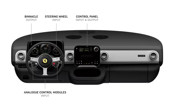 法拉利首款电动车Luce内饰公布:前Apple设计师操刀 满眼苹果风