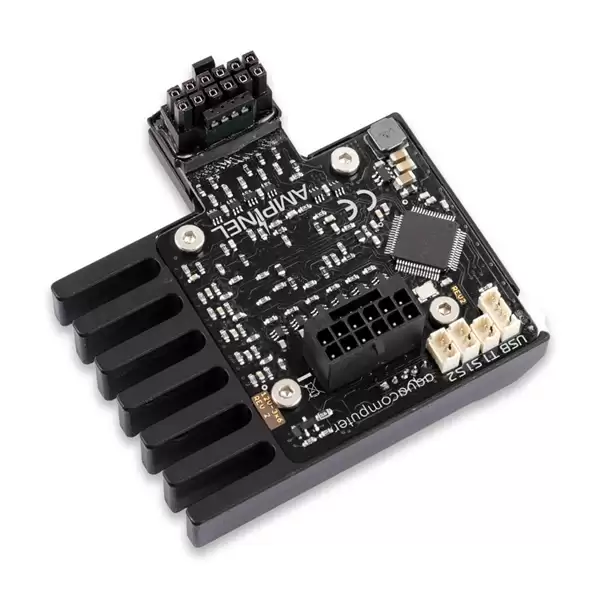 终结烧卡!德国水冷厂推智能12V-2X6转接头:主动分配电流防过载