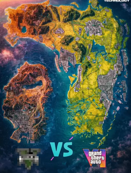 GTA 6地图规模达前作3.5倍，或成Rockstar史上最宏大开放世界