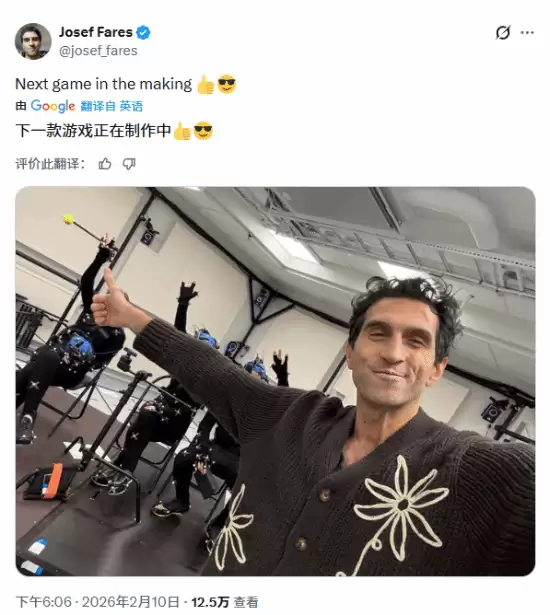 约瑟夫·法雷斯官宣新作启动开发,动捕实拍画面曝光