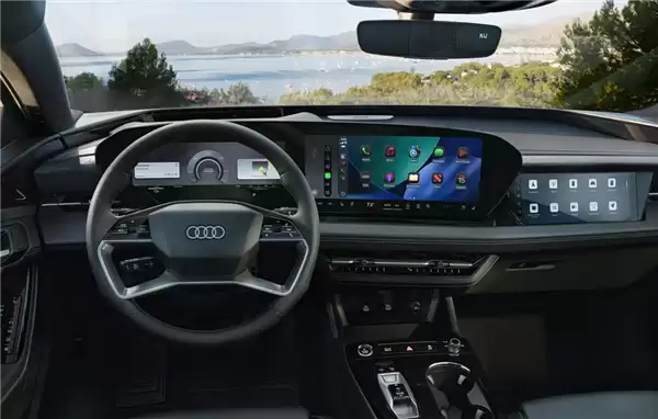 奥迪发布2027款A6/Q6 e-tron：实体滚轮方向盘+PPE纯电平台升级