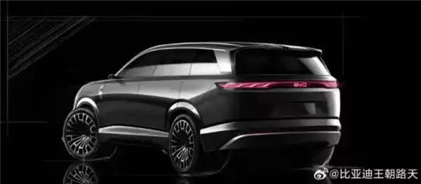 比亚迪大汉渲染图首次曝光!史上最霸气