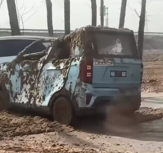 味道溢出屏幕 老头乐不守交规被拉粪车泼一车粪