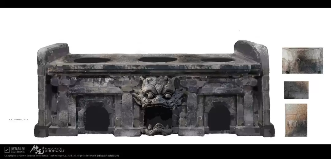 黑神话：钟颢曝厨房场景实机与概念手稿，展现美术设定深度