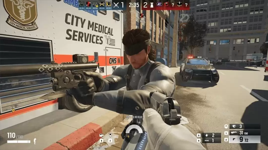 合金装备×彩虹六号:围攻十周年联动官宣:索利德·斯内克跨界登场