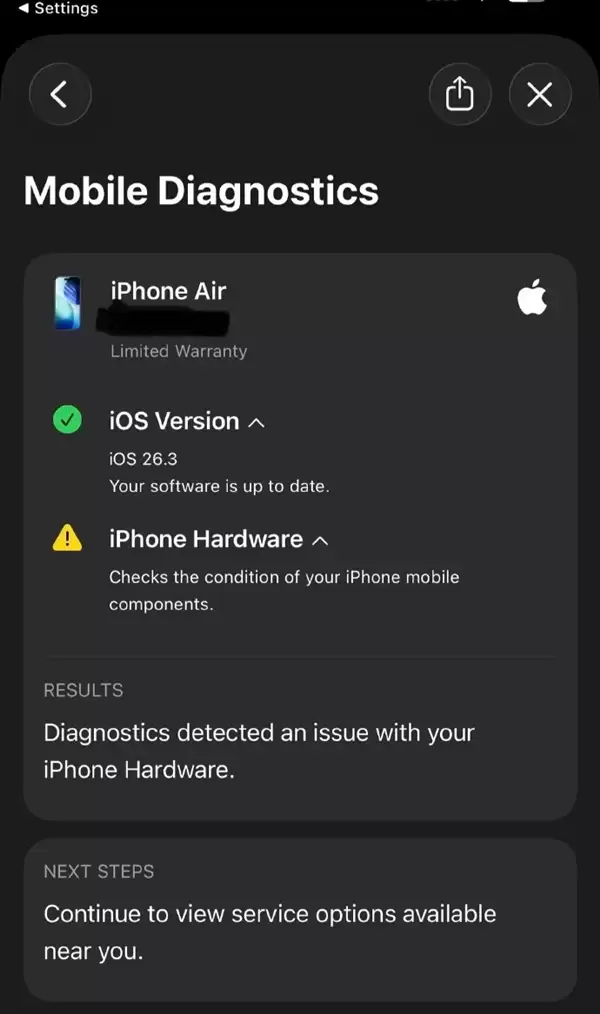 苹果自研基带翻车:iPhone Air现硬件故障 不能打电话变砖