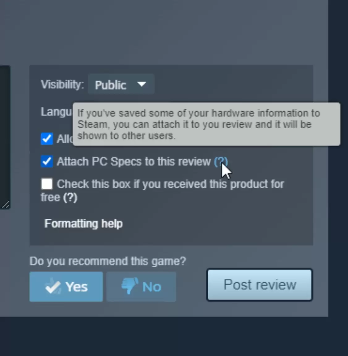 Steam新功能可展示自己配置了