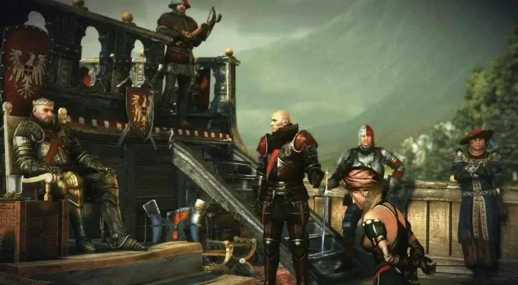 巫师1剧情主管二十年后重玩自设结局关卡，因当年仓促设计陷两难选择