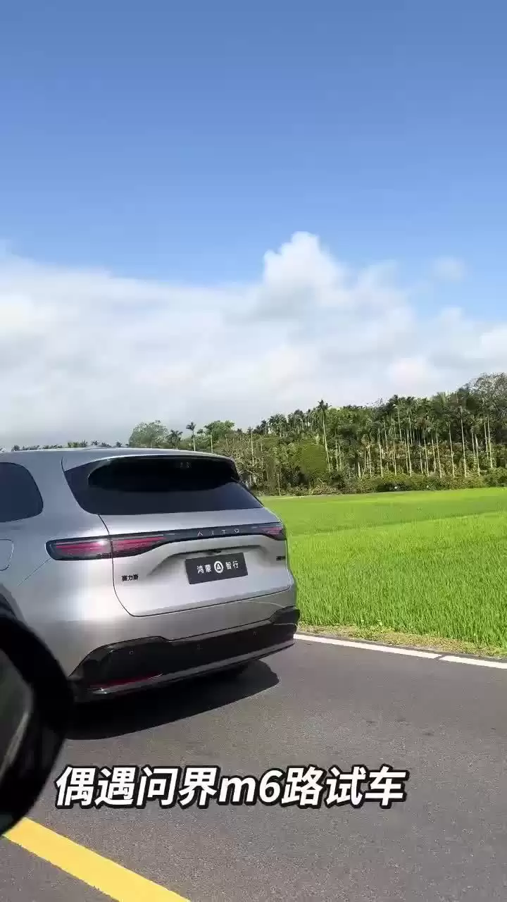 鸿蒙智行问界M6银色实车现身，新车定档“春天见”