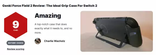 Genki Force Field 2获9分好评:Switch 2全能磁吸保护壳