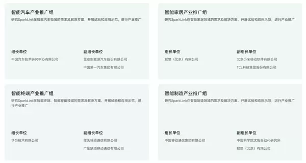 星闪联盟组织架构更新:联想/小米等负责智能家居推广、华为OV负责智能终端推广
