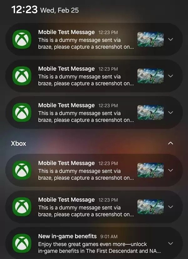 Xbox疯狂通知弹窗轰炸用户!微软致歉:测试AI时误发