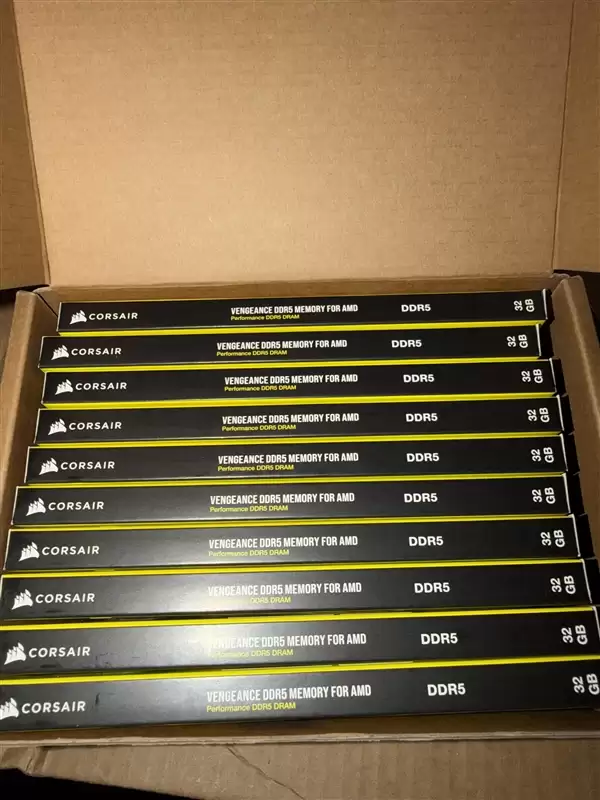 赚大了!网友网购一条32GB DDR5内存 打开包裹目瞪口呆:竟收到十条