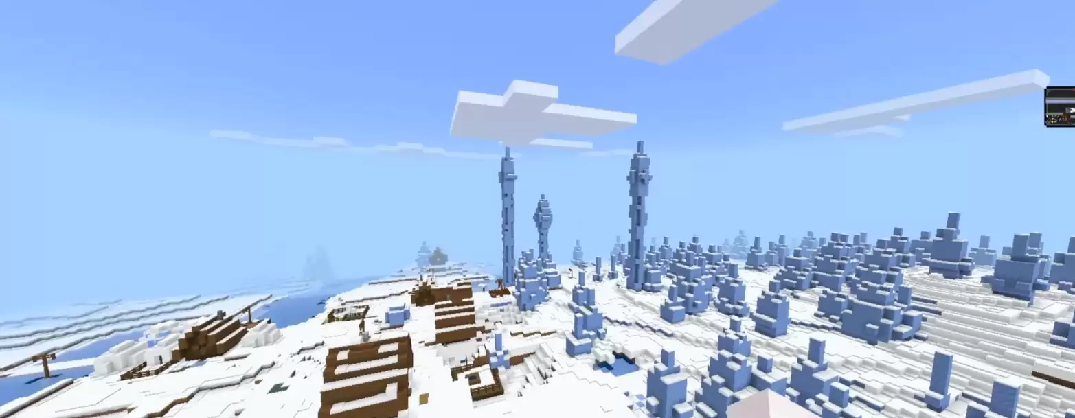 我的世界雪原村庄种子2026