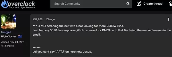 RTX 5090功耗解锁惊现2500W！不让玩了