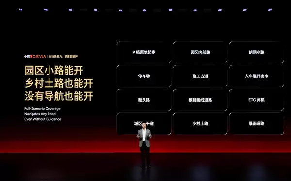 小鹏第二代VLA正式发布：通行效率比肩老司机 实测城区通行比导航预估的还快