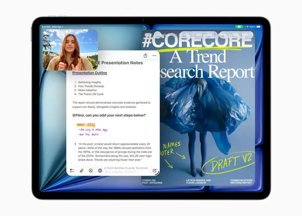 苹果M4版iPad Air发布:标配12GB内存与自研通信芯片,4799元起