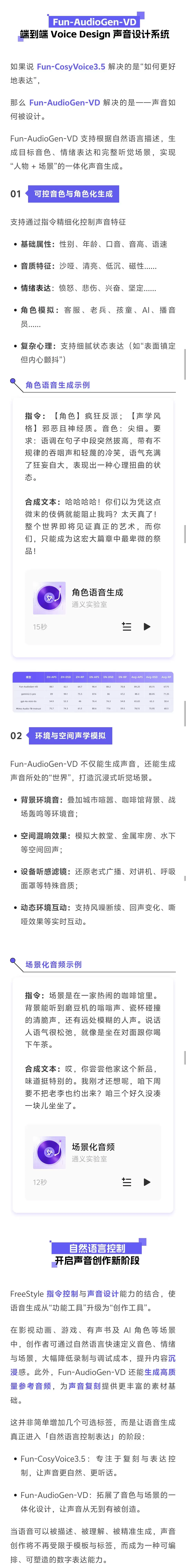 阿里通义语音双模型发布:一句话即可自由生成