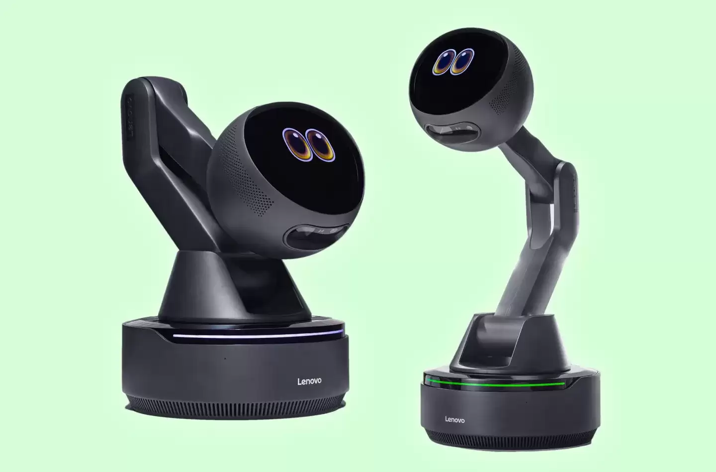 联想MWC 2026展会AI伴侣产品:一双“大眼睛”能投影,还可扫描文档并转成PPT