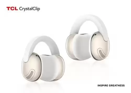 TCL发布CrystalClip开放式耳机:可选施华洛世奇水晶版,支持3D空间音频