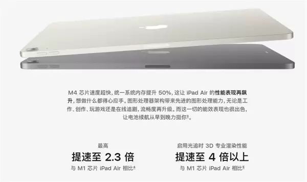 新款iPad Air详解:M4芯片加持 性能史诗级提升