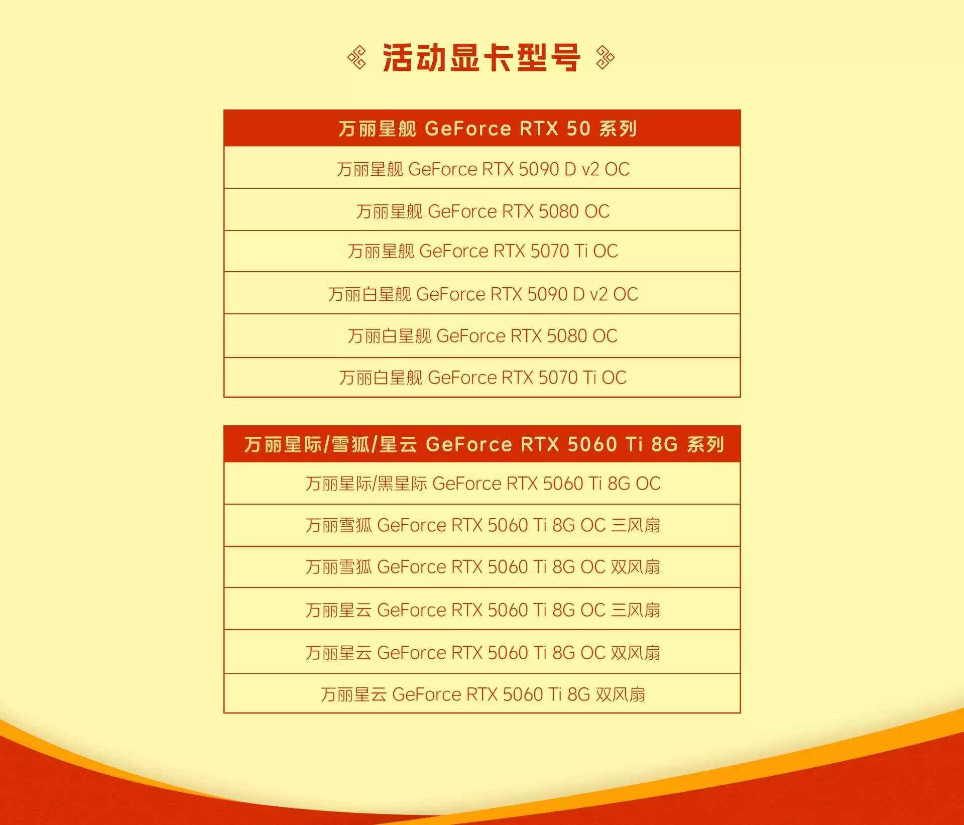 万丽显卡x《飞驰人生3》 购星舰系列或RTX5060 Ti 8G显卡/整机赠电影票