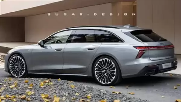 中国特供旅行车来了！上汽奥迪A7L无伪装谍照曝光:巨型黑色包围成焦点