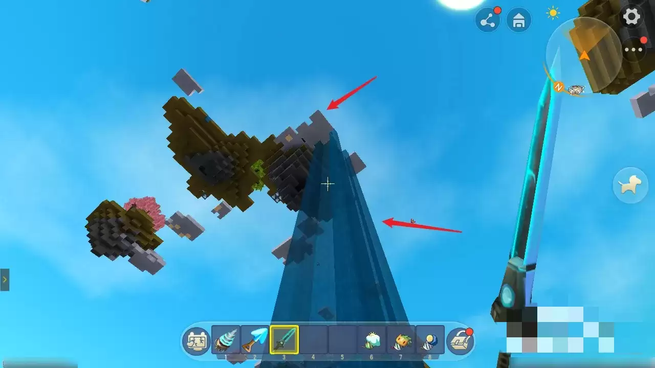 迷离世界在哪个方向才能找到空岛2026年的地图