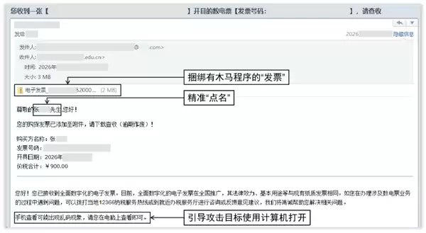 境外黑客伪装成电信运营商 国家安全部提醒：邮箱里的发票也可能泄密