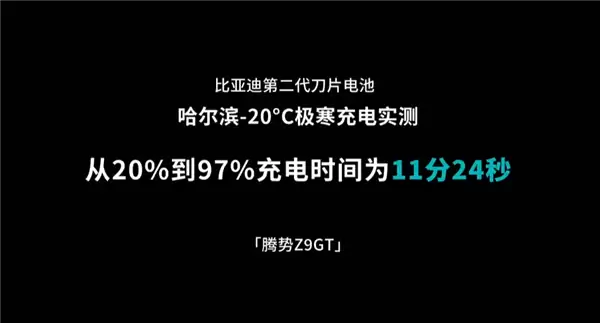 终结电动爹难题！比亚迪第二代刀片电池-20℃从20%充满仅12分钟