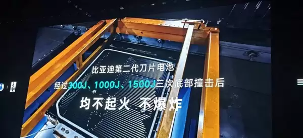 比亚迪二代刀片电池安全性拉满!超越国标标准通过热扩散实验