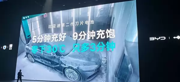 -20℃极寒不打折不!比亚第-代刀片池车实测:最快仅需分29