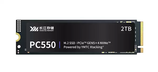 长江存储发布首款PCIe 5.0商用SSD PC450:读取高达10GB/s 两大特殊技能