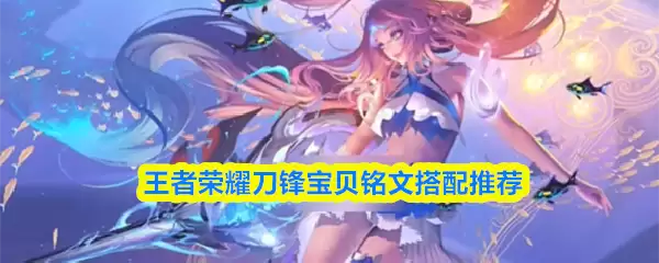 王者荣耀刀锋宝贝铭文搭配推荐