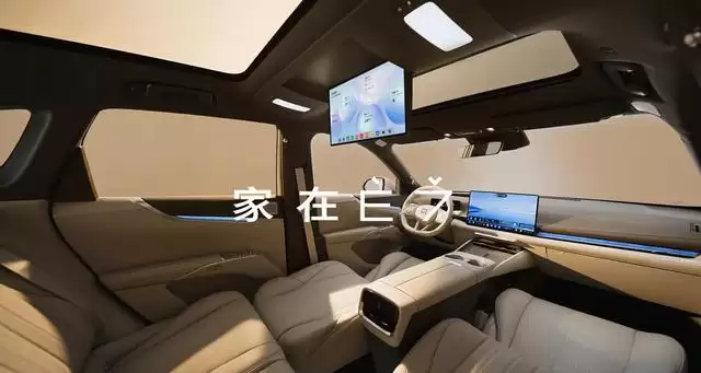 别克至境E7大五座SUV内饰亮相:零重力躺椅、保鲜冷暖箱等