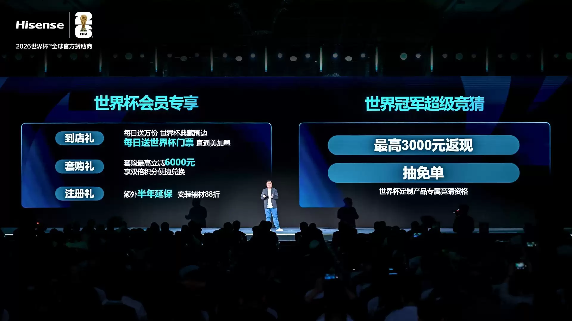 海信发布会宣布世界杯专属计划,包含6000元套购满减等超大礼包
