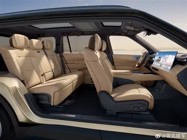 全尺寸旗舰 车长超5.2米!领克900大五座官图公布:后排坐爆了