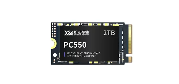 长江存储发布首款PCIe 5.0商用SSD PC450:读取高达10GB/s 两大特殊技能