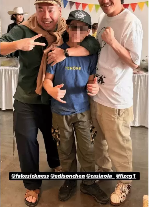 陈冠希为女儿庆生苍老面容引关注!都是为了孩子?