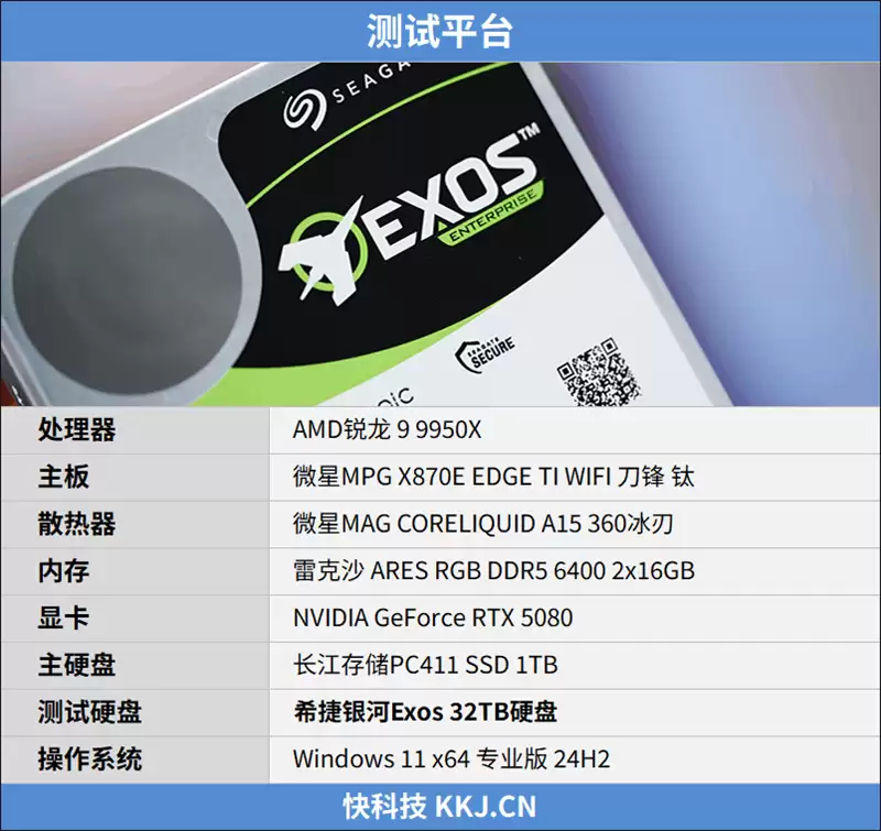 希捷银河Exos 32TB评测:机械硬盘巅峰!容量速度可靠性都无可挑剔