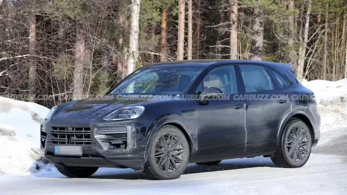 保时捷卡宴插电混动版Turbo E-Hybrid路测图曝光