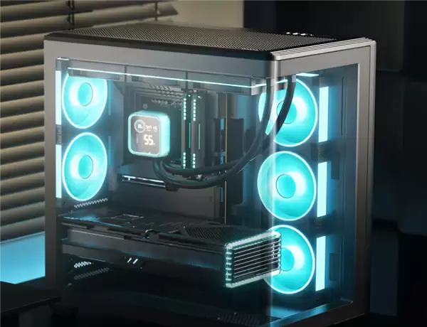 曲面海景房来了!九州风神新机箱首发699元 双仓结构设计