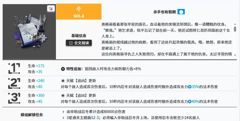 《明日方舟:终末地》忍冬干员强度测评