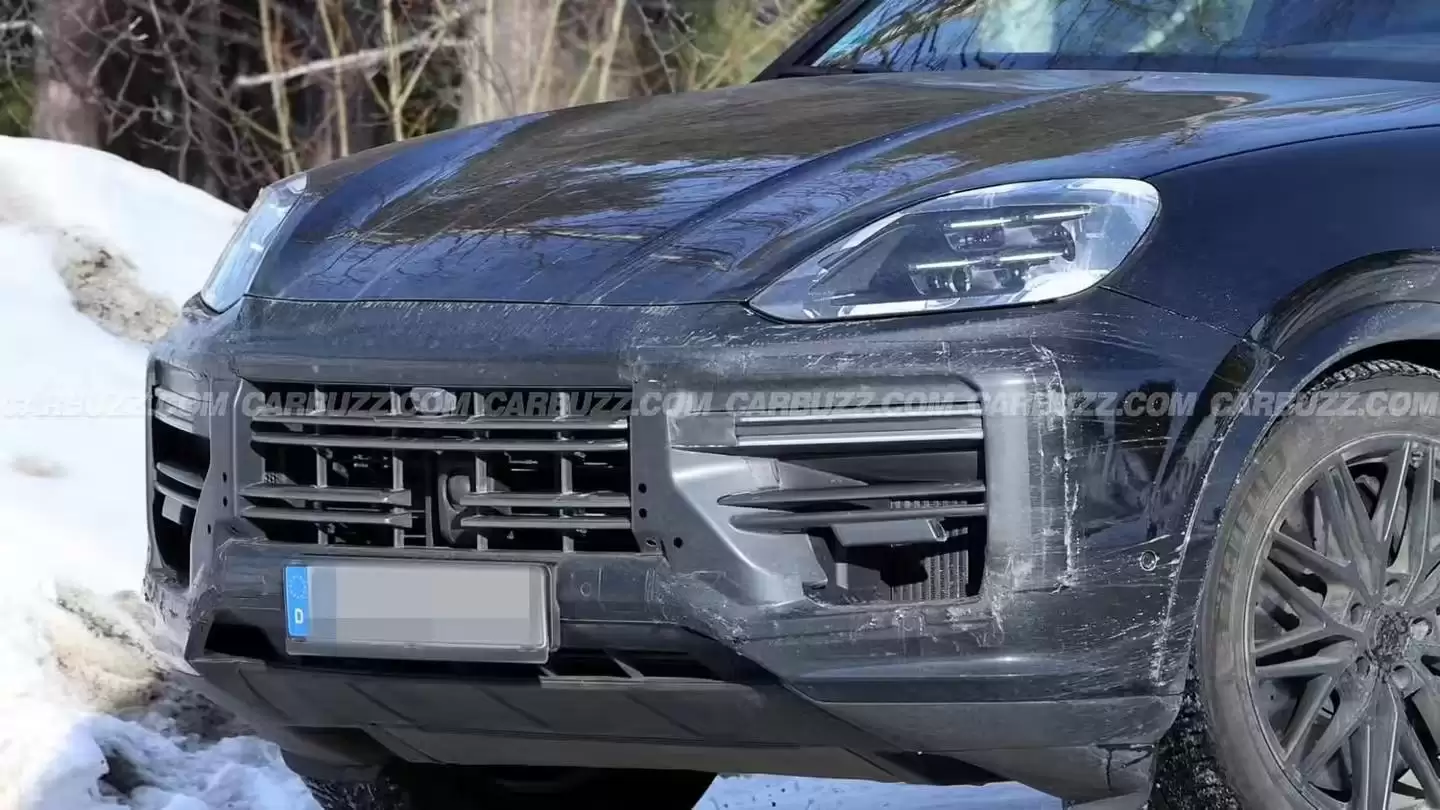 保时捷卡宴插电混动版Turbo E-Hybrid路测图曝光