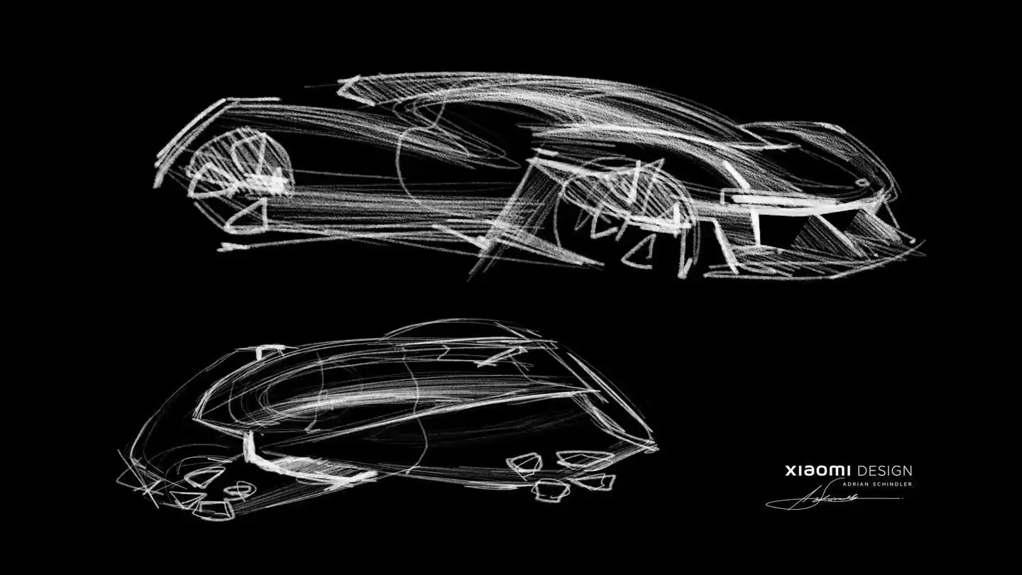 小米Vision Gran Turismo双门超跑设计师手稿公开，展车后续将在国内亮相