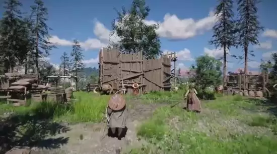 红色沙漠实机曝光:战斗+营地建造+生活模拟三位一体