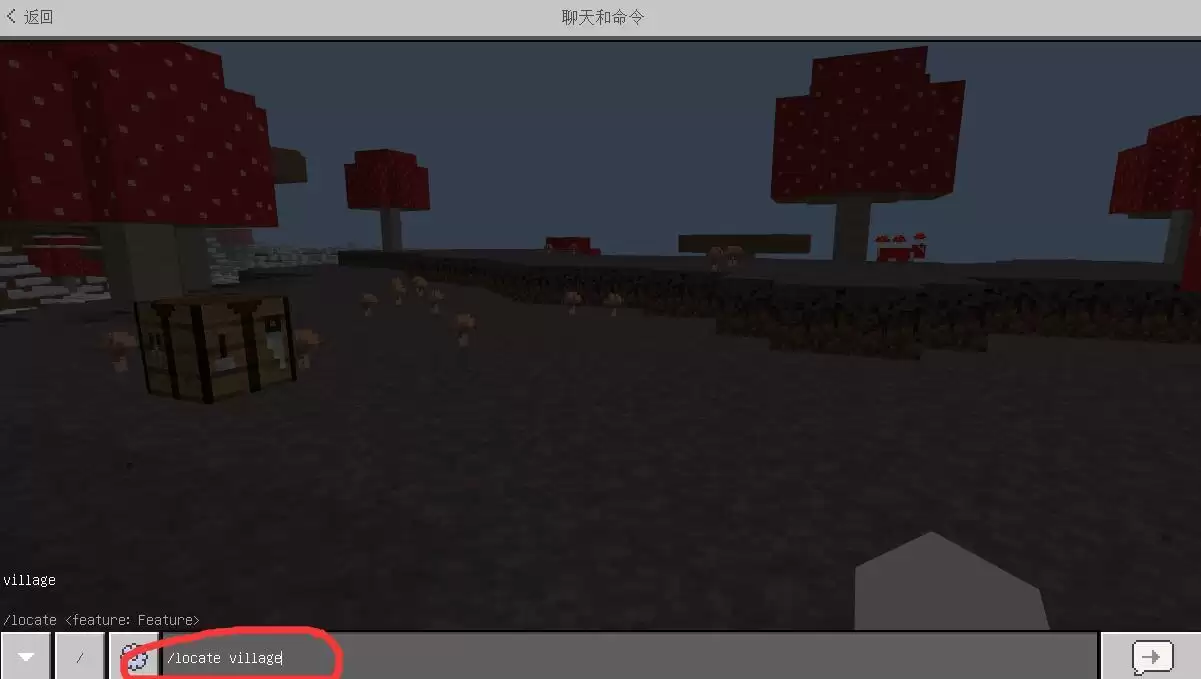 我的世界寻找村庄的代码是多少