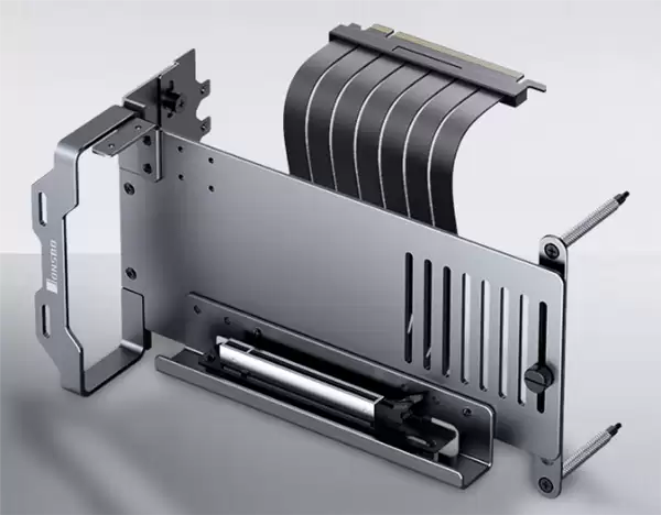 乔思伯A50铝制竖装支架发布:PCIe 5.0延长线+高兼容设计,售价399元